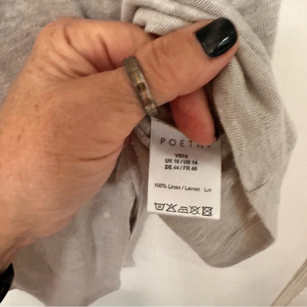 Poetry Gray Tank Top - Picture 4 of 5
